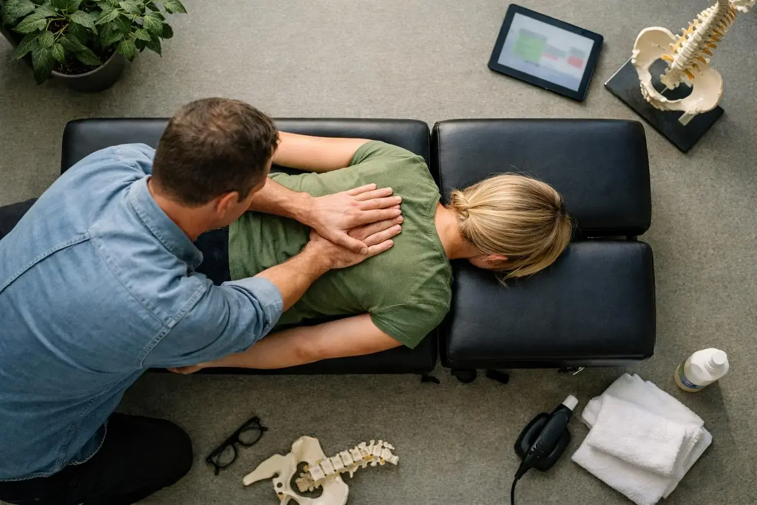 Chiropractic Manipulation in Chiropractor: Chiropractic Manipulation is a hands-on treatment where a licensed chiropractor...