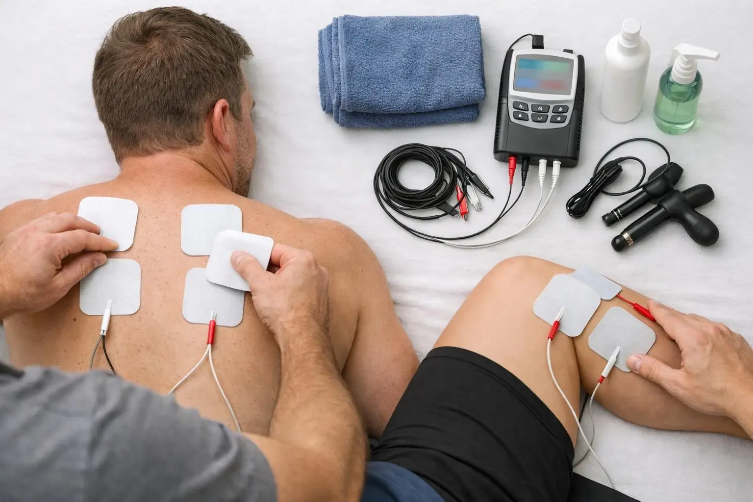 Electrical Muscle Stimulation in Chiropractor: Electrical Muscle Stimulation is a therapeutic technique that uses controll...