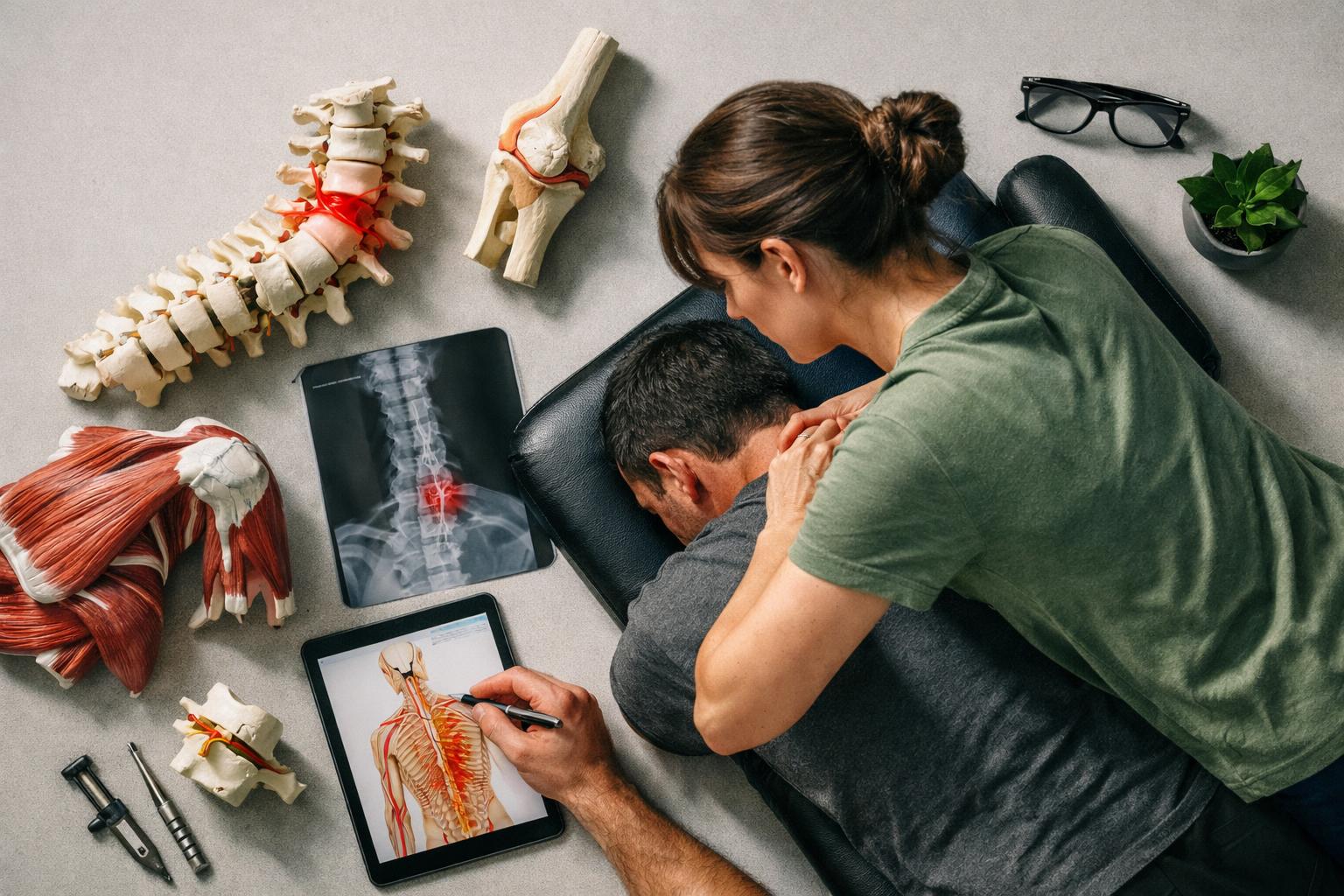 Nerve Compression in Chiropractor: Nerve Compression is a condition where surrounding tissues, such as bones, cartilage—vi...