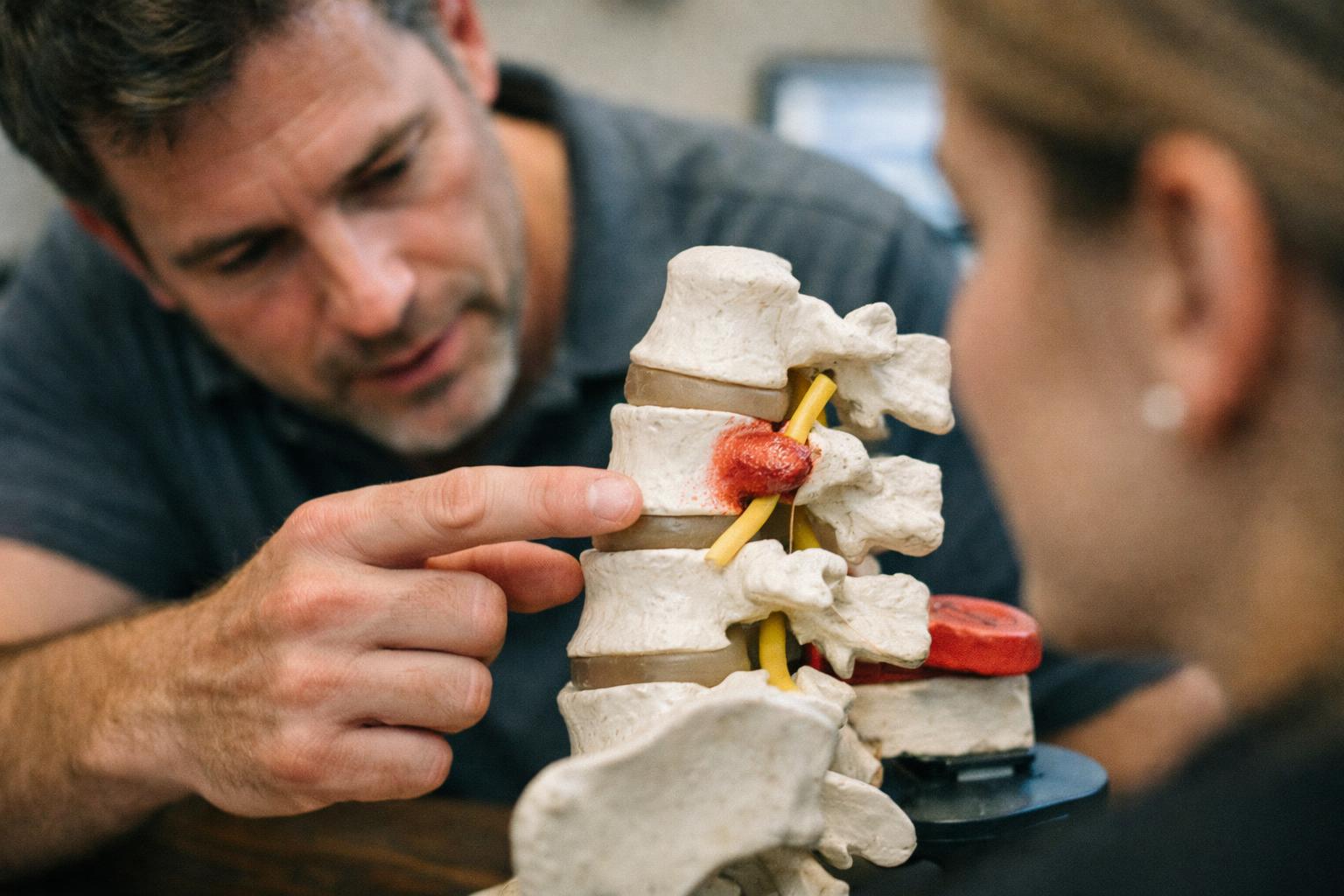 Pinched Nerve in Chiropractor: Pinched Nerve is a condition where surrounding tissues like bones, cartilage, muscles—visua...