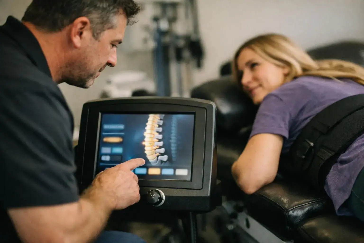 Spinal Decompression in Chiropractor: Spinal Decompression is a non-surgical treatment designed to relieve pressure on the...
