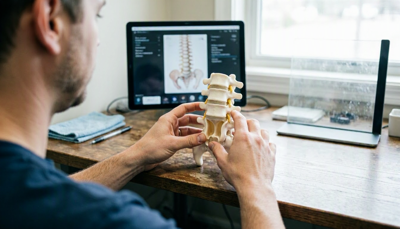 Spinal Stenosis in Chiropractor: Spinal Stenosis is a narrowing of the spaces within the spine, which—visual guide