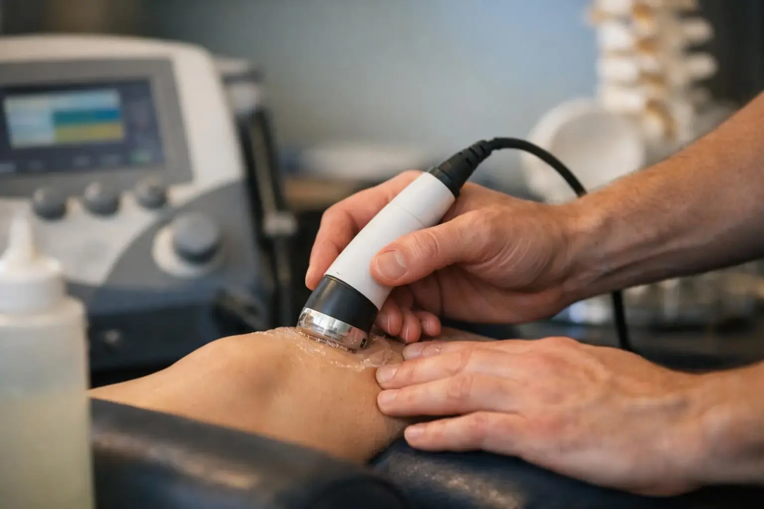 Therapeutic Ultrasound in Chiropractor: Therapeutic Ultrasound is a non-invasive treatment method used in physical therapy...