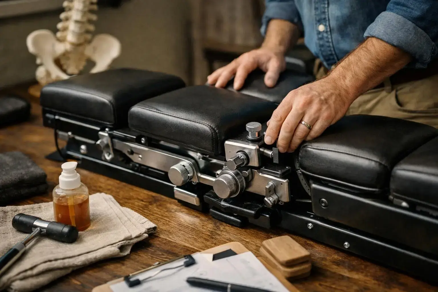 Thompson Drop Technique in Chiropractor: Thompson Drop Technique is a chiropractic method that uses a specialized table—vi...