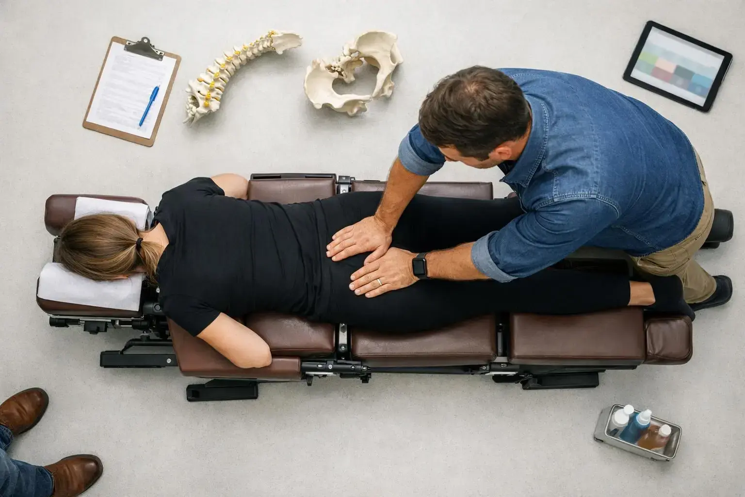 How Thompson Drop Technique applies to Chiropractor services in Nashville, United States—practical illustration