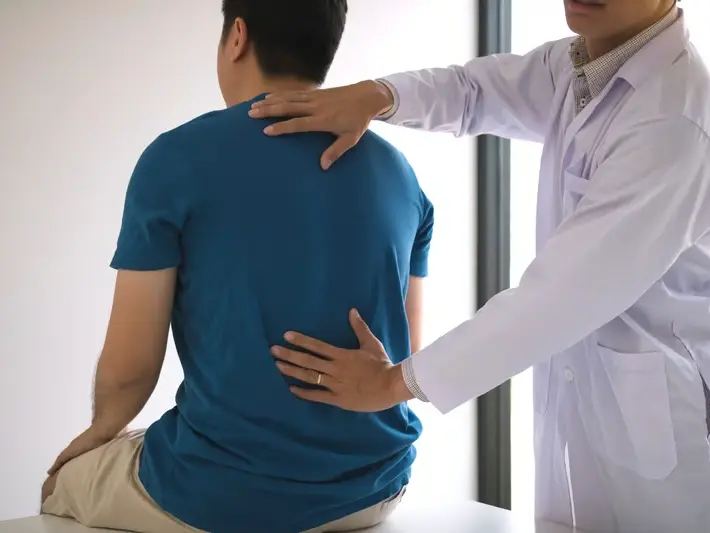Walk-in injury clinic visit for back pain and neck pain near Natchez Trace Parkway and Forest Hills